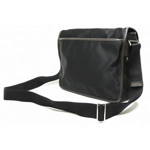 Prada Bag Leather Tessuto Messenger Nylon Brown